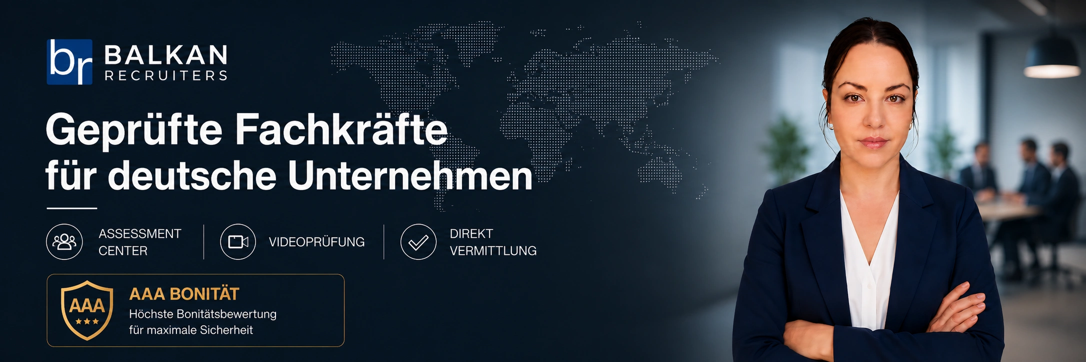 Balkan Recruiters — Personaldienstleistungen für europäische Arbeitgeber.
